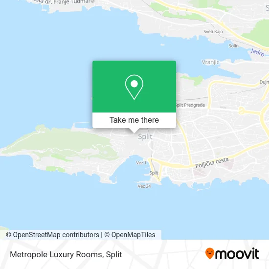 Metropole Luxury Rooms map
