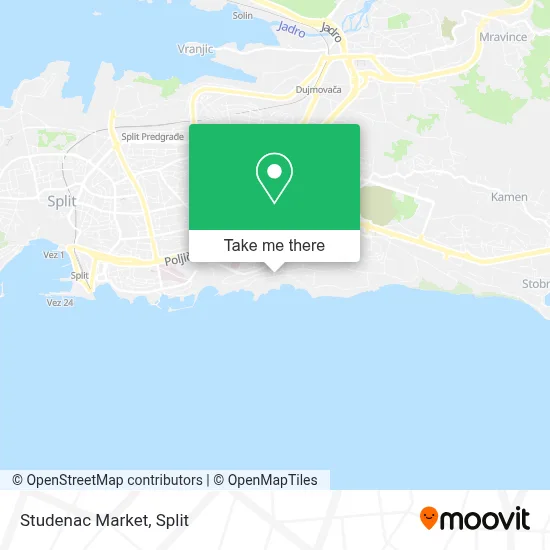 Studenac Market map