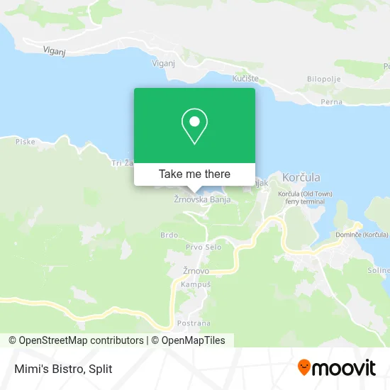 Mimi's Bistro map