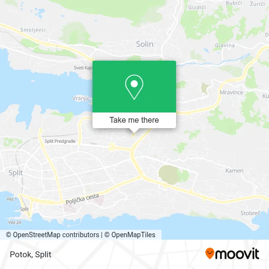 Potok map