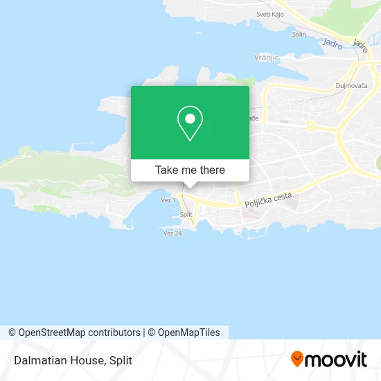 Dalmatian House map