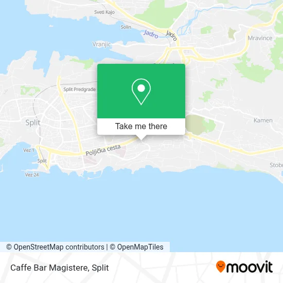 Caffe Bar Magistere map