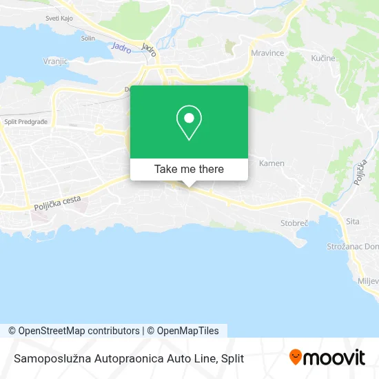 Samoposlužna Autopraonica Auto Line map