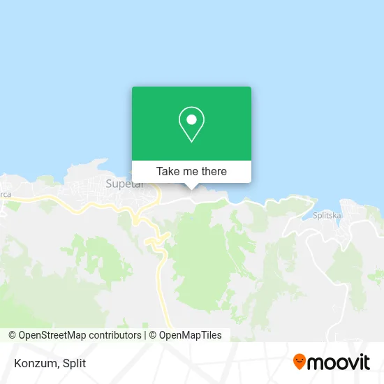 Konzum map