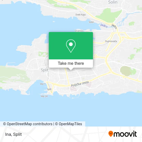 Ina map