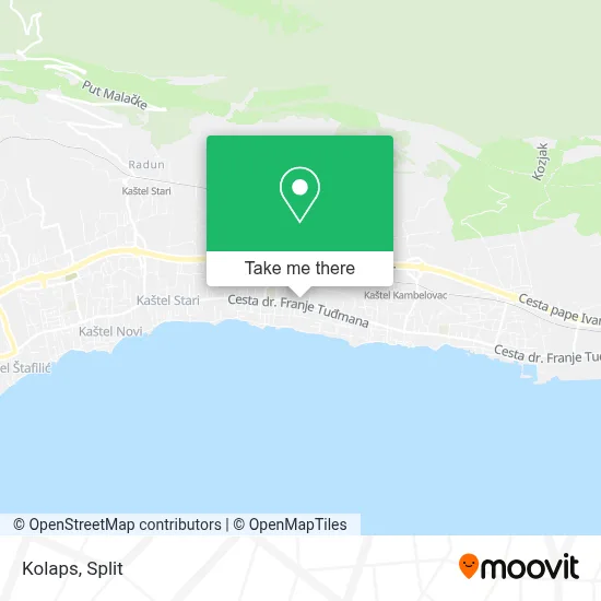 Kolaps map