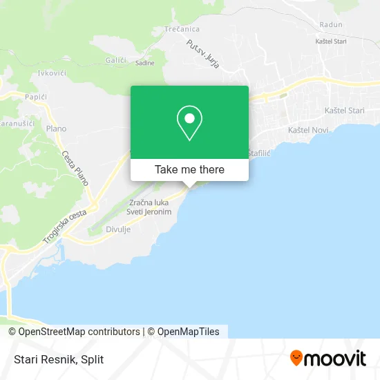 Stari Resnik map