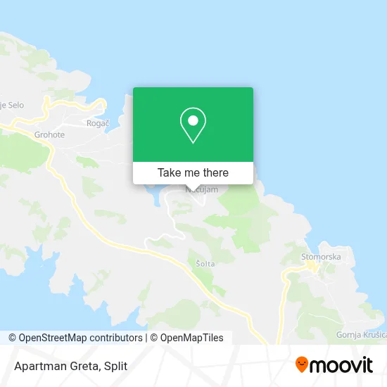 Apartman Greta map