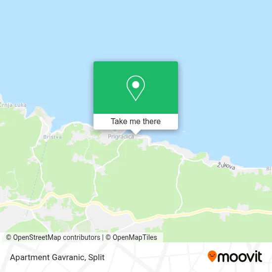 Apartment Gavranic map