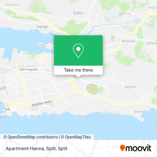 Apartment Hanna, Split map