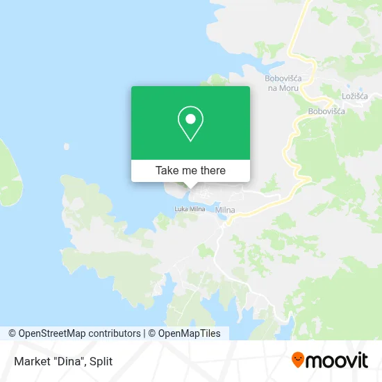 Market "Dina" map