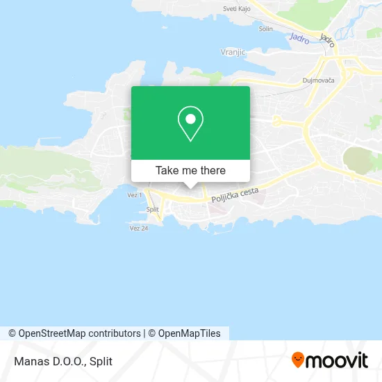 Manas D.O.O. map