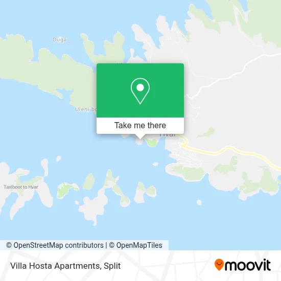 Villa Hosta Apartments map