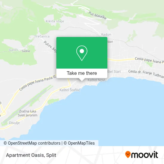 Apartment Oasis map
