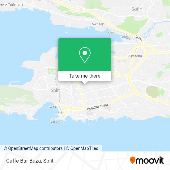 Caffe Bar Baza map