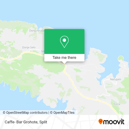 Caffe- Bar Grohote map