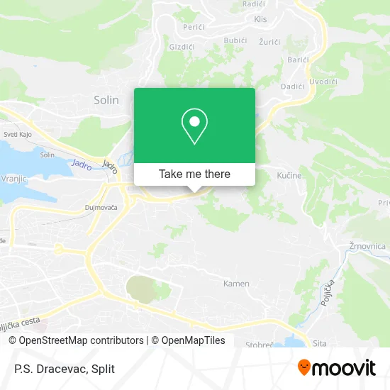 P.S. Dracevac map