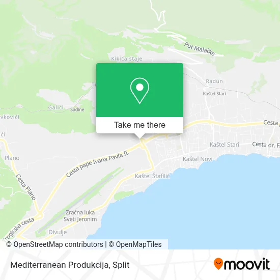 Mediterranean Produkcija map