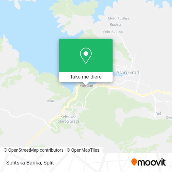Splitska Banka map