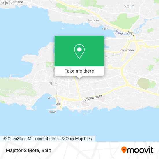 Majstor S Mora map