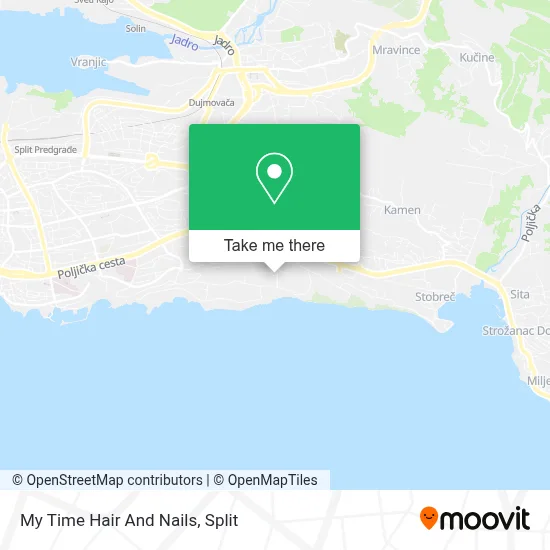 My Time Hair And Nails map
