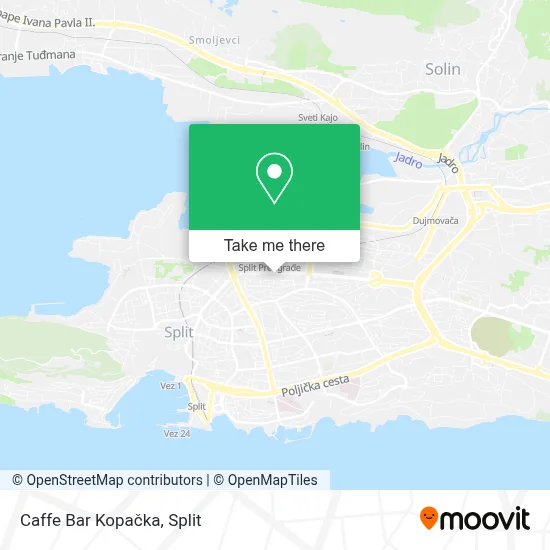 Caffe Bar Kopačka map