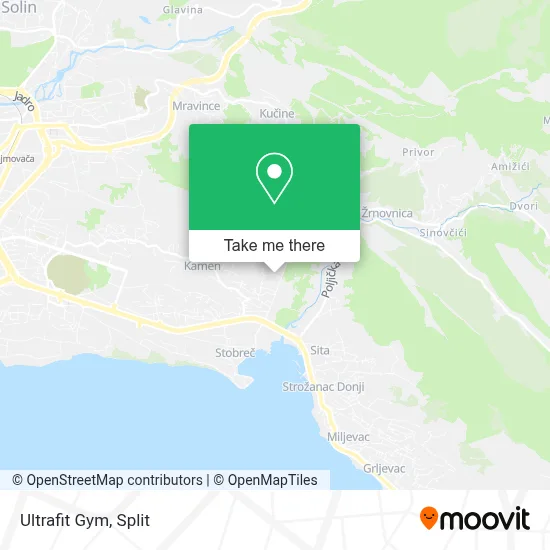 Ultrafit Gym map