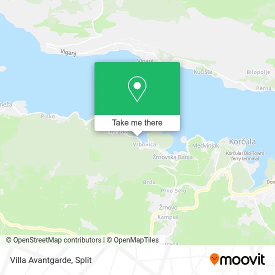 Villa Avantgarde map