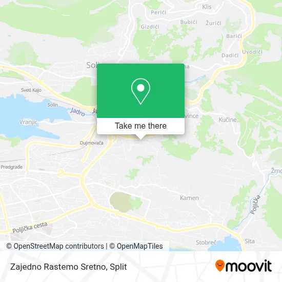 Zajedno Rastemo Sretno map
