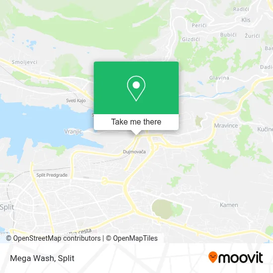 Mega Wash map
