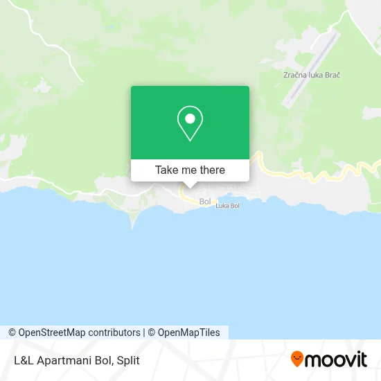 L&L Apartmani Bol map