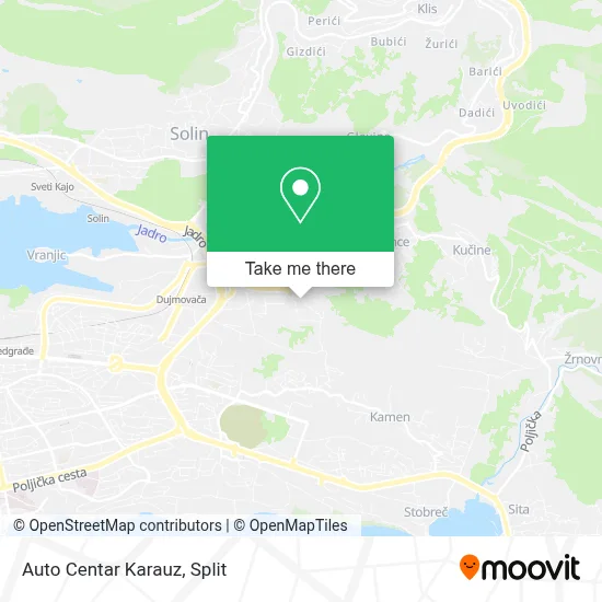 Auto Centar Karauz map