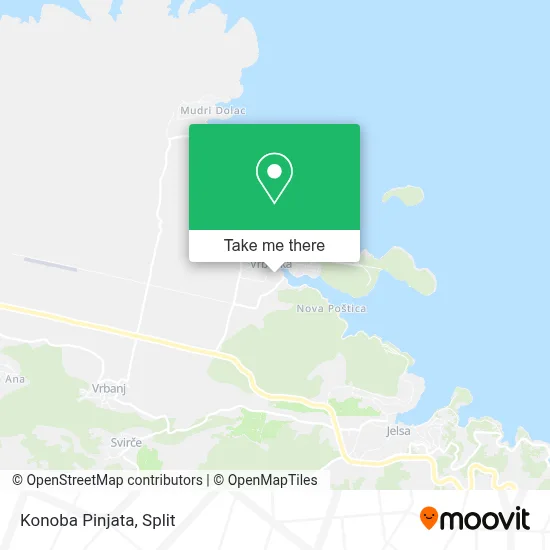 Konoba Pinjata map