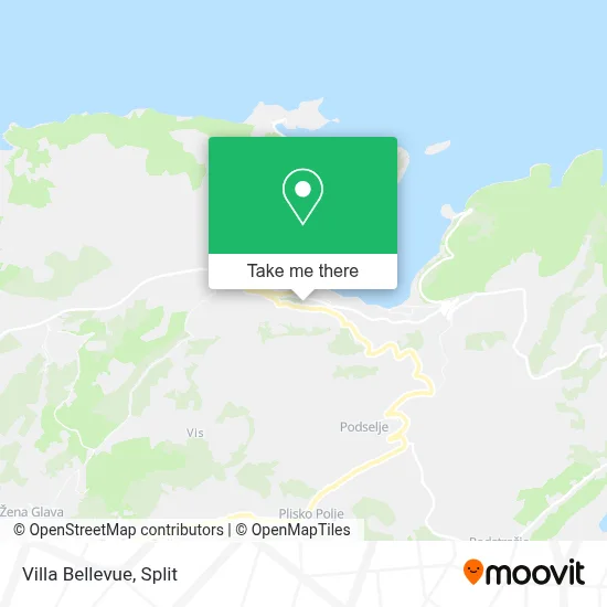 Villa Bellevue map