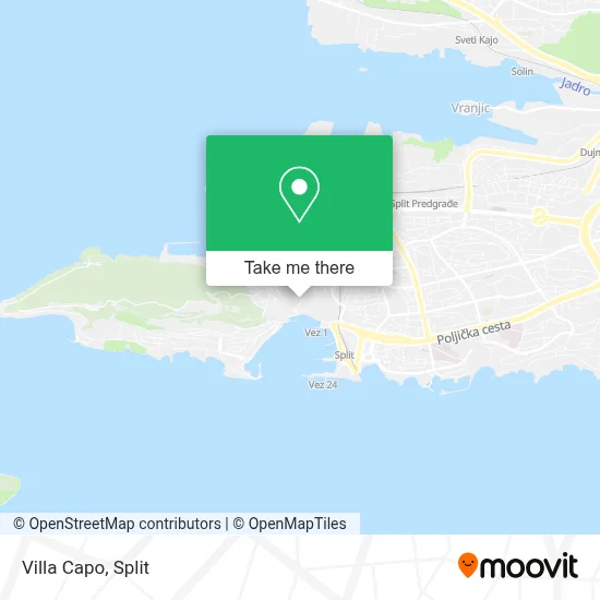 Villa Capo map