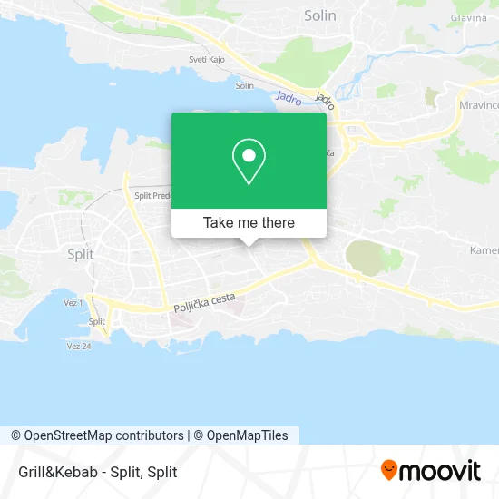 Grill&Kebab - Split map