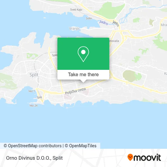 Orno Divinus D.O.O. map