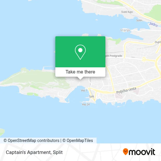 Captain's Apartment map