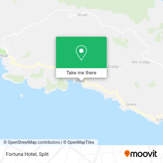 Hotel Fortuna map