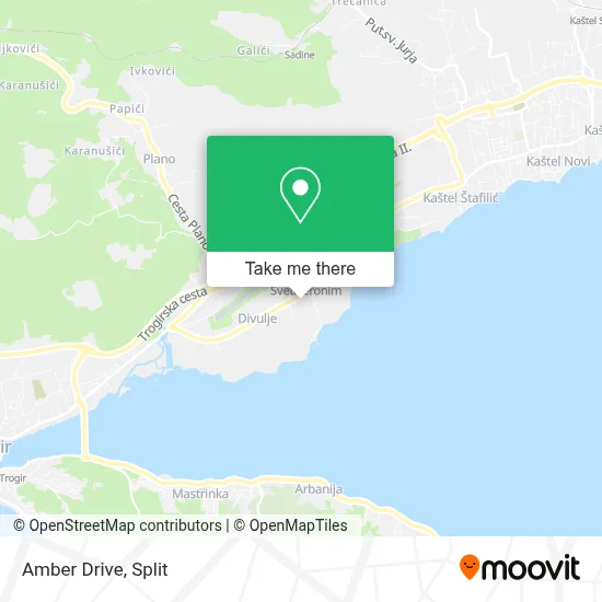 Amber Drive map