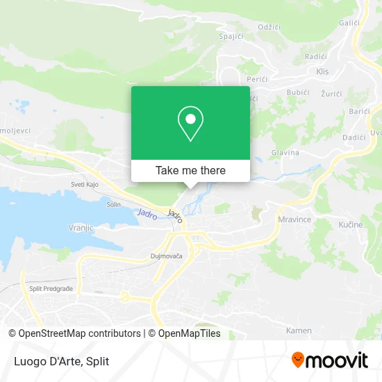 Luogo D'Arte map