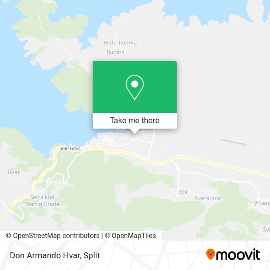 Don Armando Hvar map
