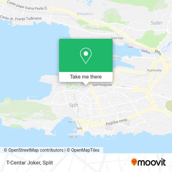 T-Centar Joker map