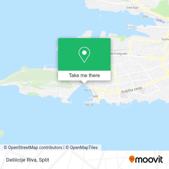Deliiicije Riva map