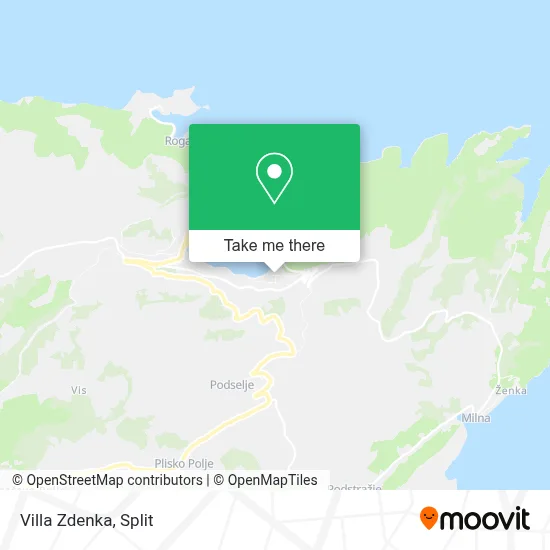 Villa Zdenka map