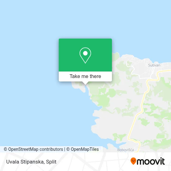 Uvala Stipanska map
