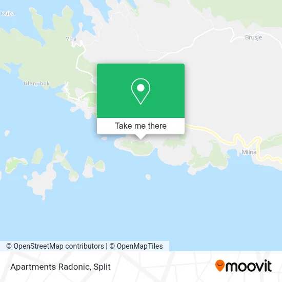 Apartments Radonic map