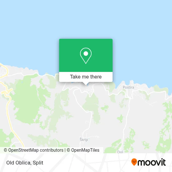 Old Oblica map