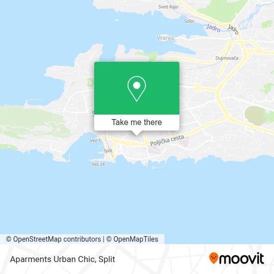 Aparments Urban Chic map