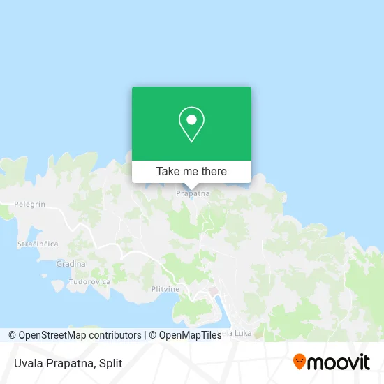 Uvala Prapatna map